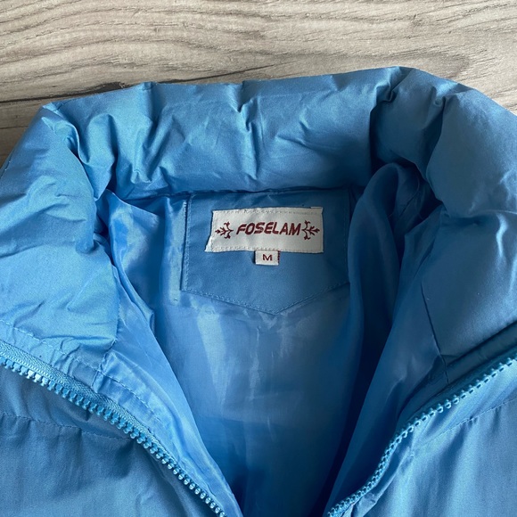VINTAGE BLUE PUFFER - Picture 3 of 3